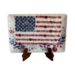 NWOT Pier 1 White Ceramic Ironstone Serving Platter